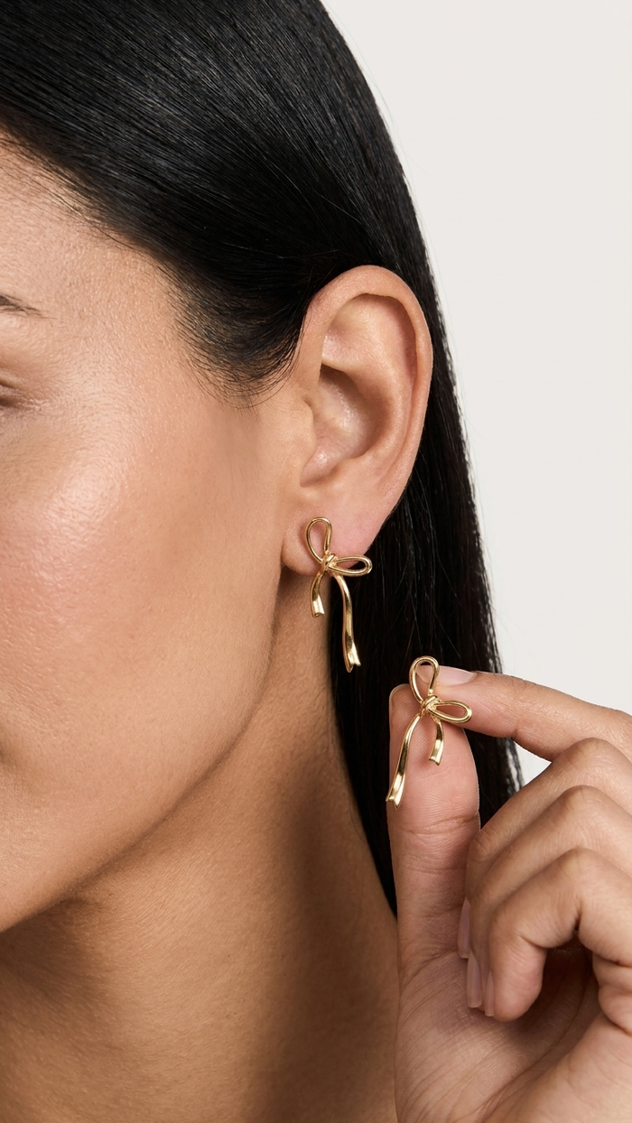 Bow Knot Ear Studs