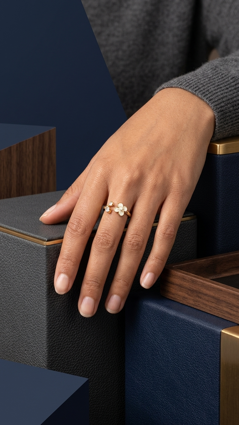 Cherry Open Ring