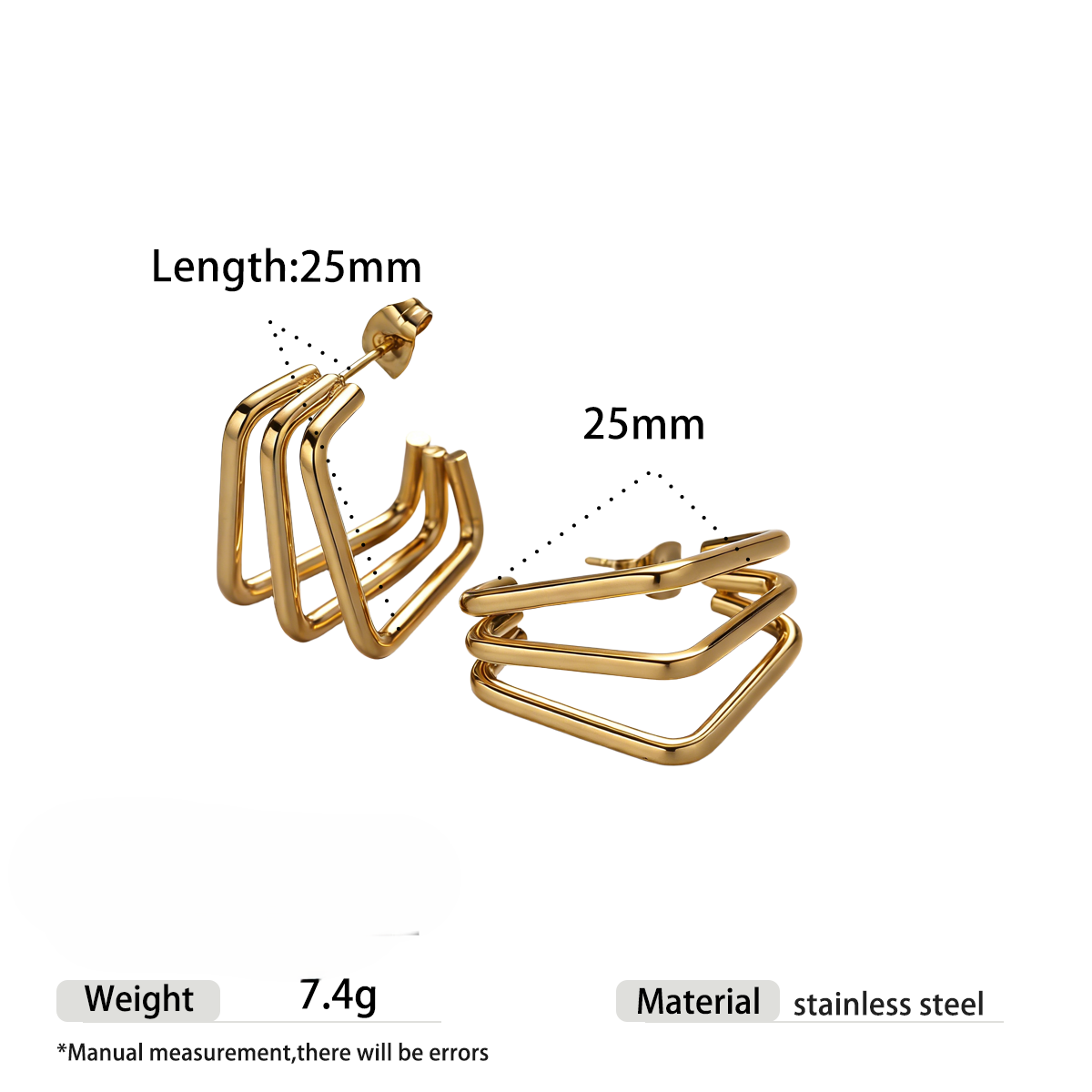 Geometric Ear Clips