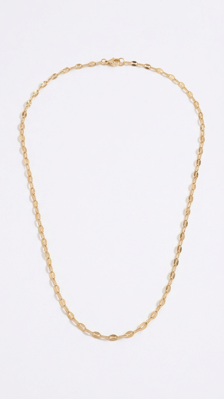 Sienna Waterproof 18K Gold Coffee Bean Chain Necklace