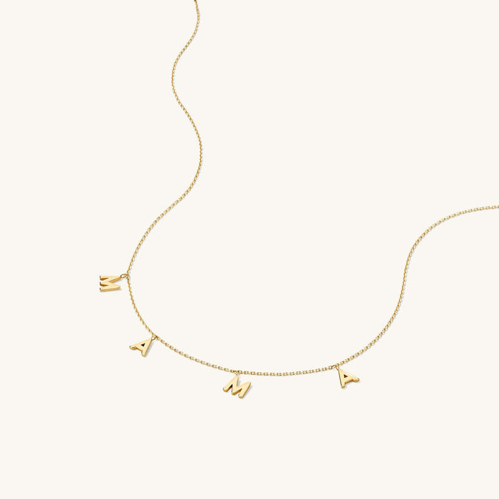 MAMA Necklace, view 6 – demi-fine gold necklace by Annoré
