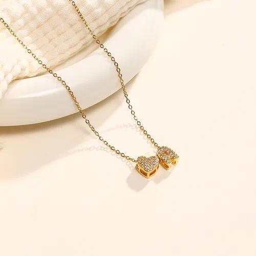 Letter Necklace w/Chain