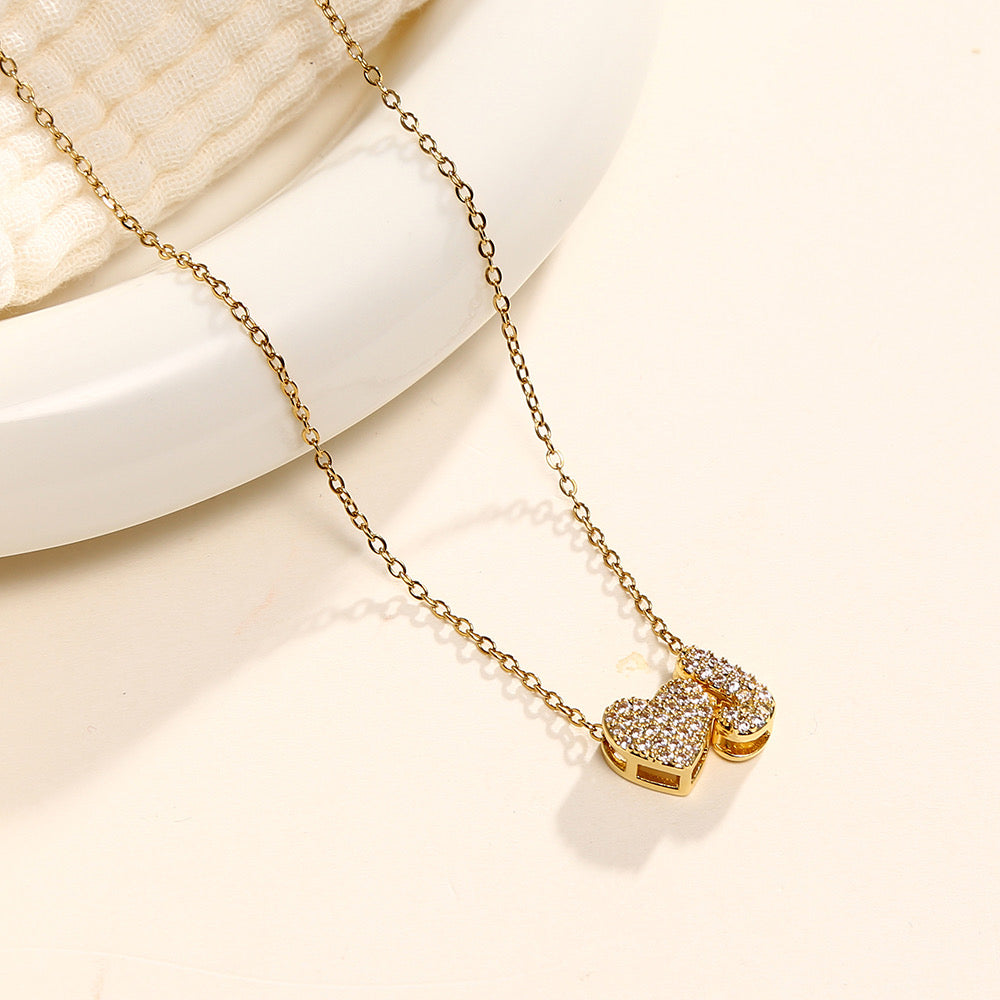 Letter Necklace w/Chain - 5