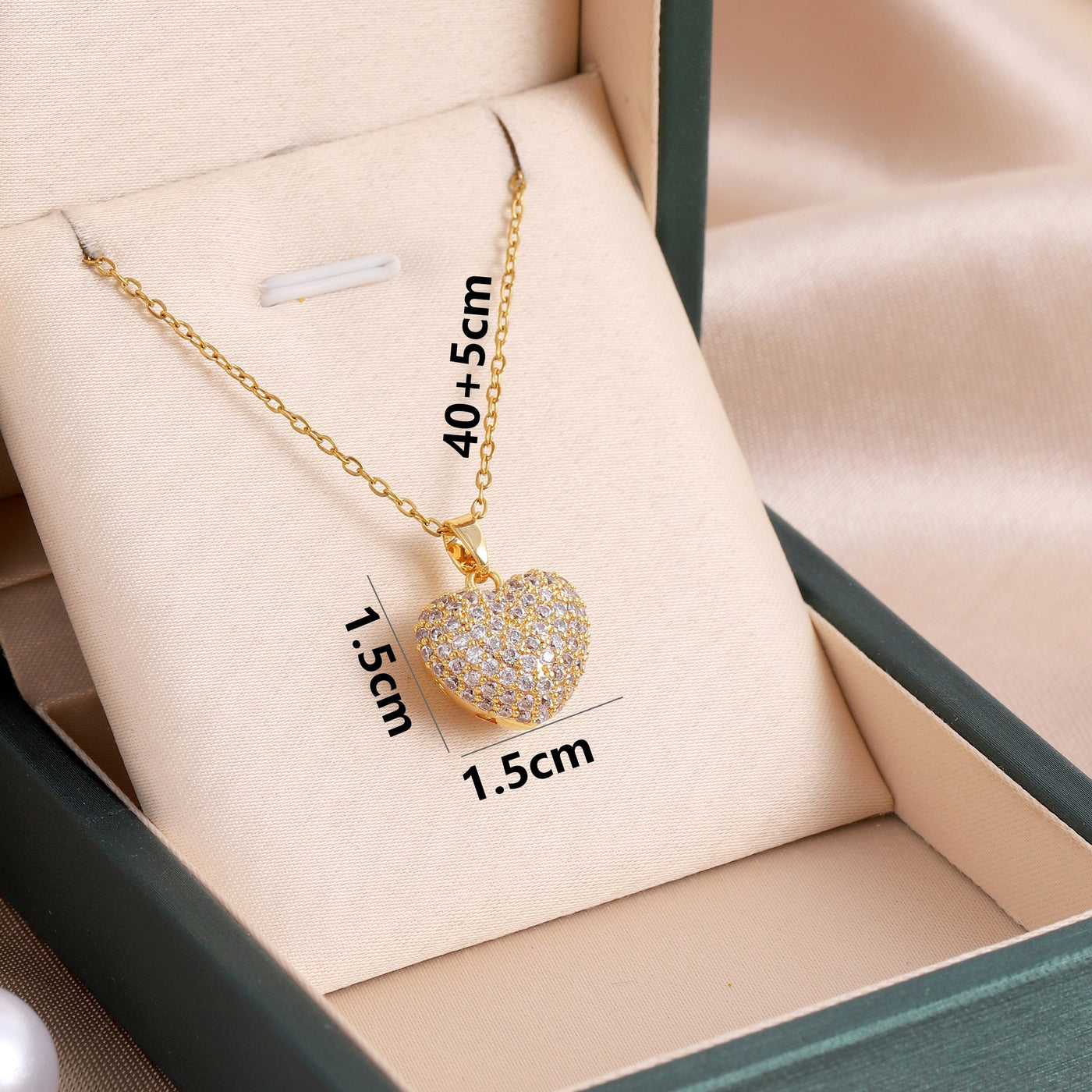 Diamond Heart Necklace - 2