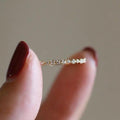 Sterling Silver Zircon Ring