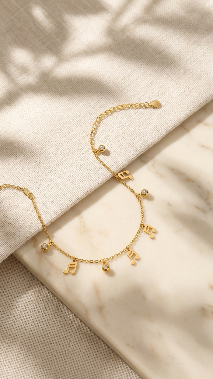 Dancing Notes Anklet