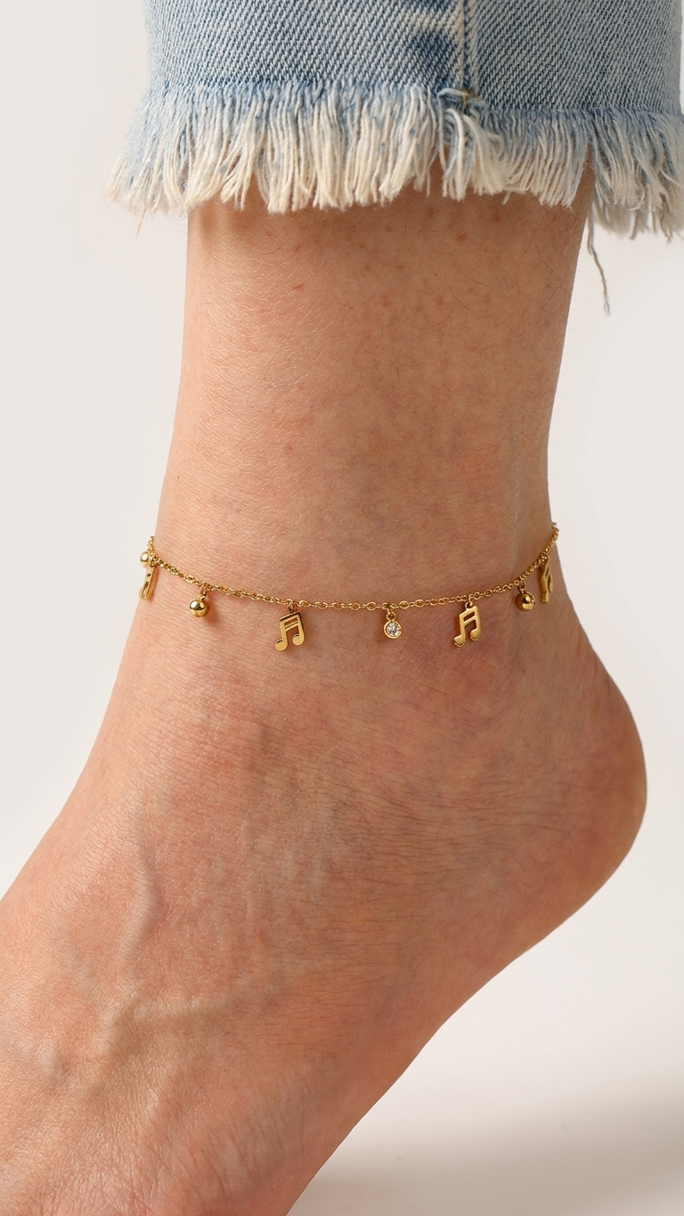 Dancing Notes Anklet