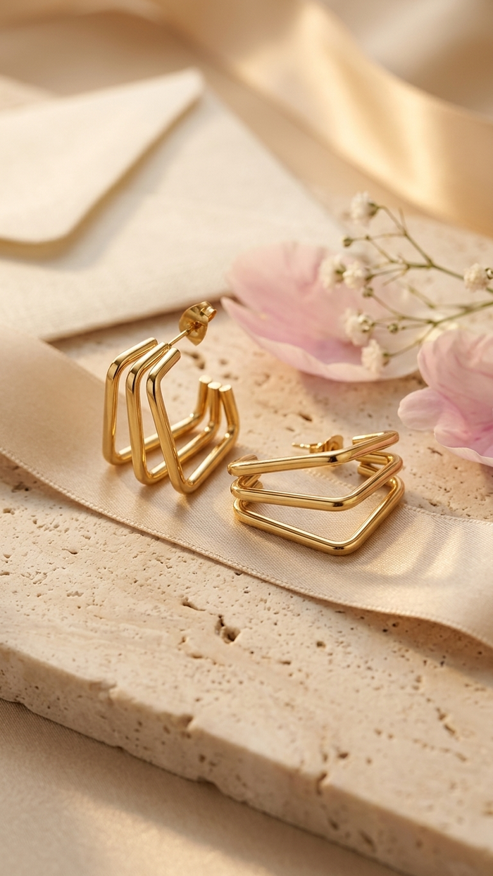 Geometric Ear Clips