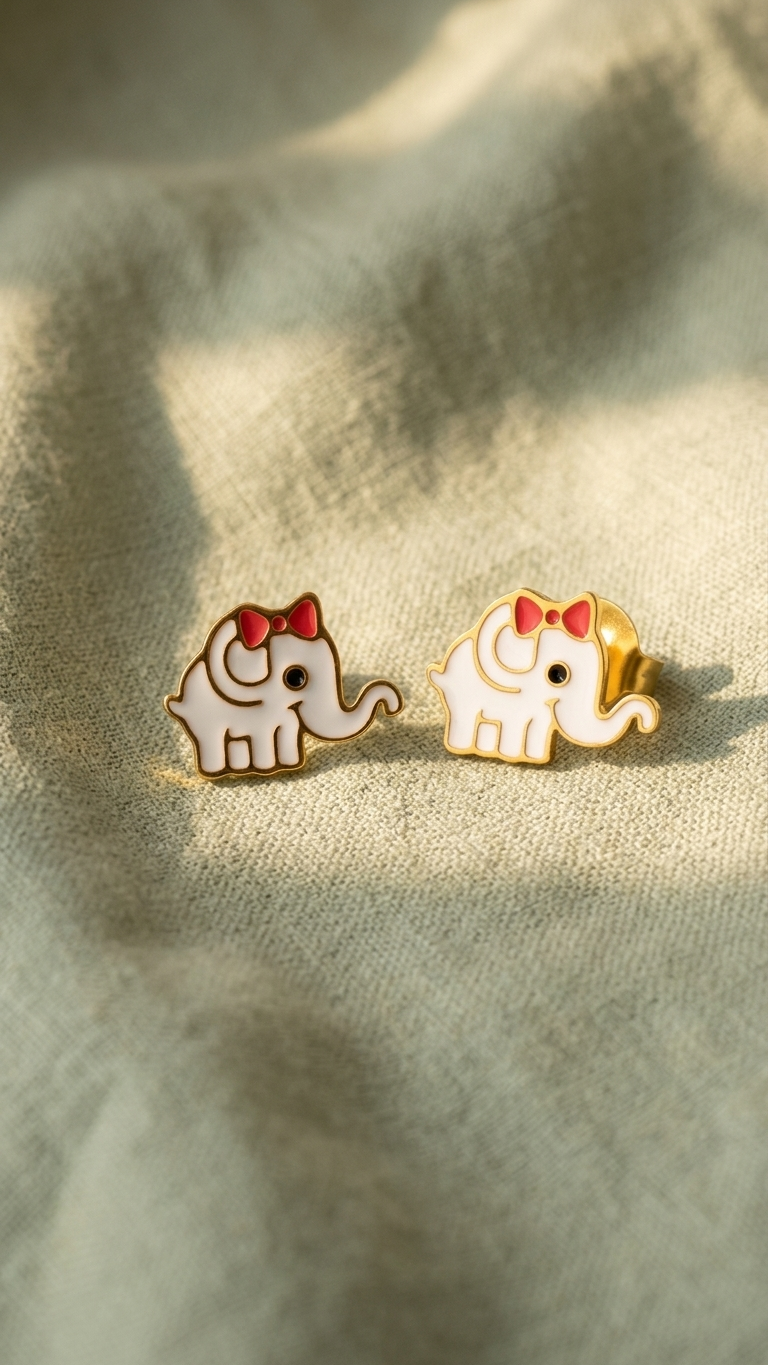 Ellie Bow Studs (Kids)