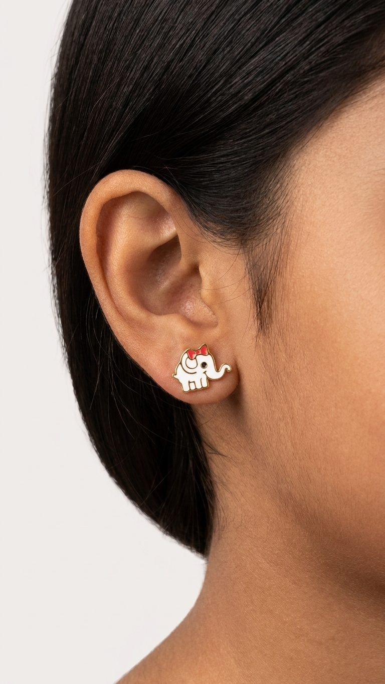 Ellie Bow Studs (Kids)