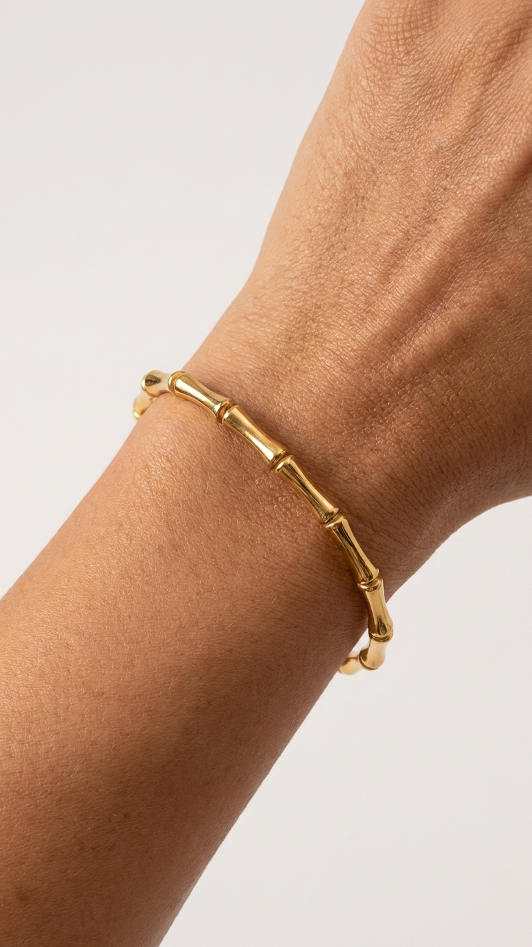 Verda Torque - plain bamboo bangle