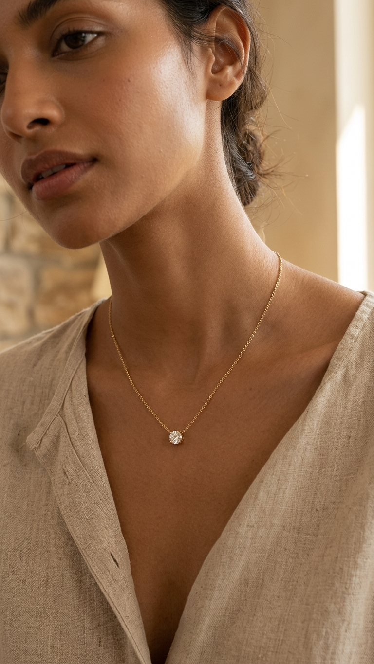 Solitaire Necklace