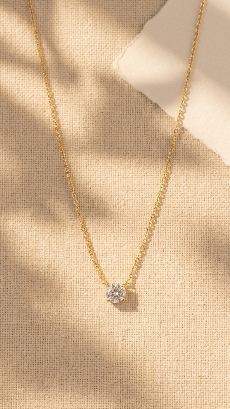Solitaire Necklace